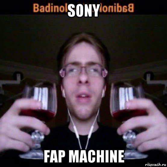 sony fap machine, Мем ITPEDIA