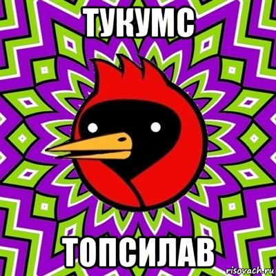 тукумс топсилав, Мем Омская птица