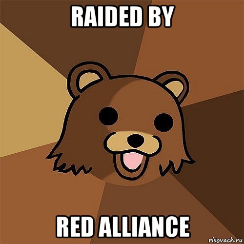 raided by red alliance, Мем Педобир