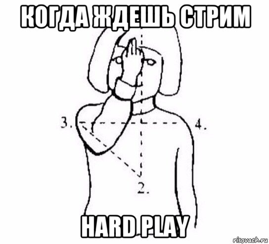 когда ждешь стрим hard play, Мем  Перекреститься