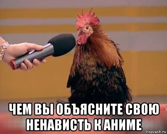  чем вы объясните свою ненависть к аниме
