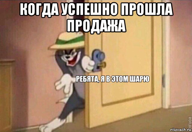 когда успешно прошла продажа , Мем    Ребята я в этом шарю