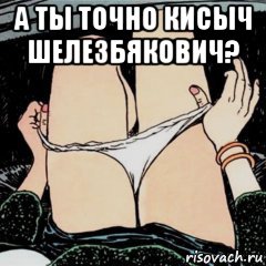 а ты точно кисыч шелезбякович? , Мем А ты точно продюссер