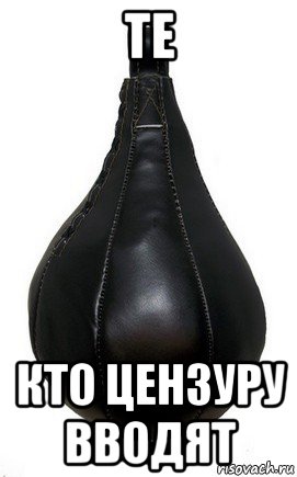 те кто цензуру вводят