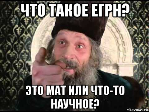 что такое егрн? это мат или что-то научное?