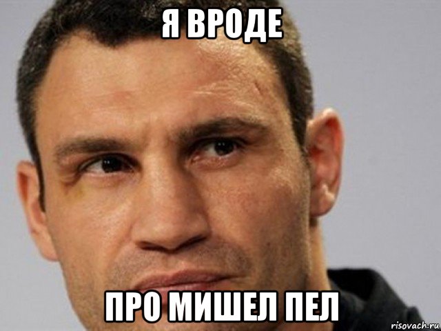 я вроде про мишел пел