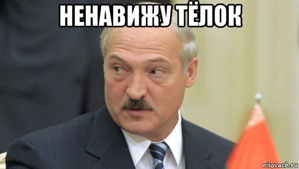 ненавижу тёлок , Мем Лукашенко
