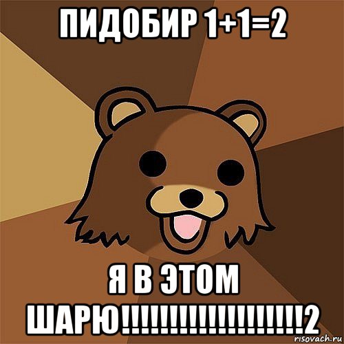 пидобир 1+1=2 я в этом шарю!!!!!!!!!!!!!!!!!!!2, Мем Педобир