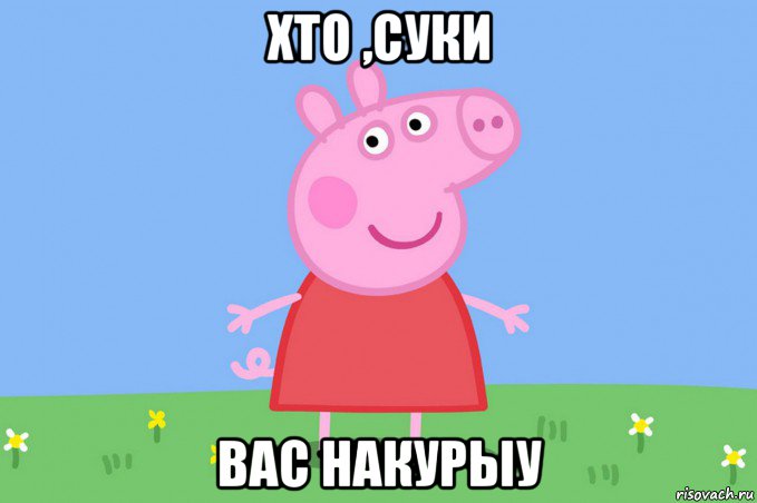 хто ,суки вас накурыу, Мем Пеппа