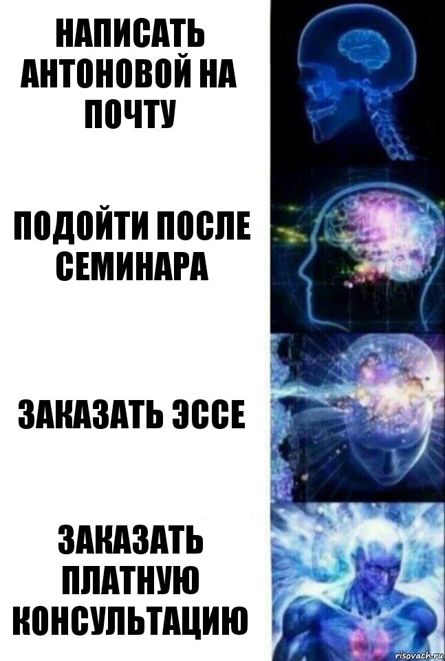 написать антоновой на почту подойти после семинара заказать эссе заказать платную консультацию, Комикс  Сверхразум