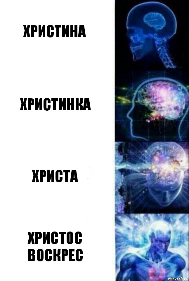 Христина Христинка Христа Христос Воскрес, Комикс  Сверхразум