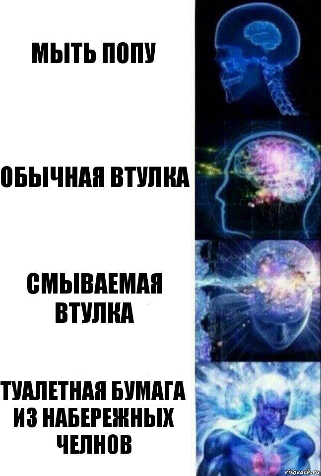 мыть попу обычная втулка смываемая втулка туалетная бумага из набережных челнов, Комикс  Сверхразум