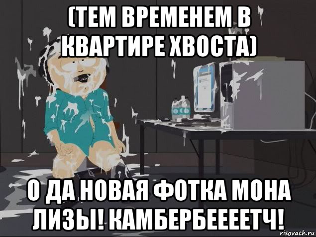 (тем временем в квартире хвоста) о да новая фотка мона лизы! камбербеееетч!