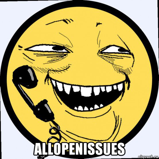  allopenissues, Мем Allo yoba