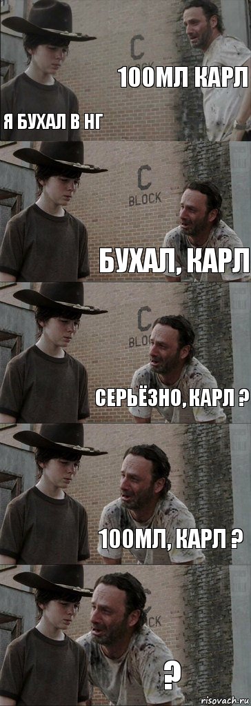 100мл Карл Я бухал в нг Бухал, Карл Серьёзно, Карл ? 100мл, Карл ? ?, Комикс  Carl