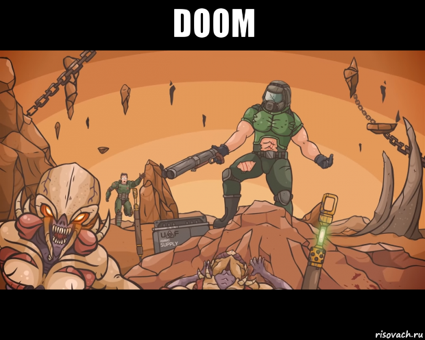 doom , Мем DoomGuy