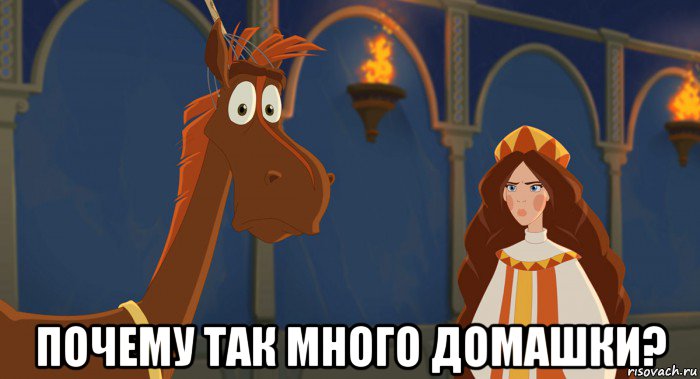  почему так много домашки?