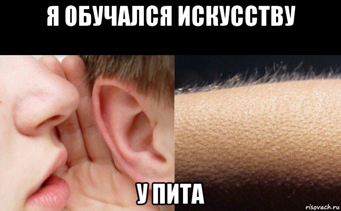 я обучался искусству у пита