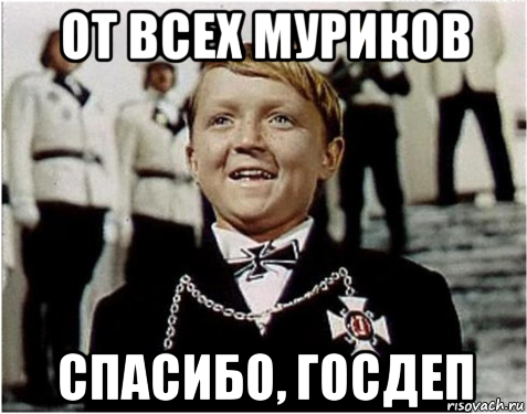 от всех муриков спасибо, госдеп