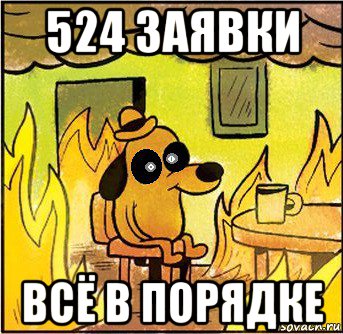 524 заявки всё в порядке