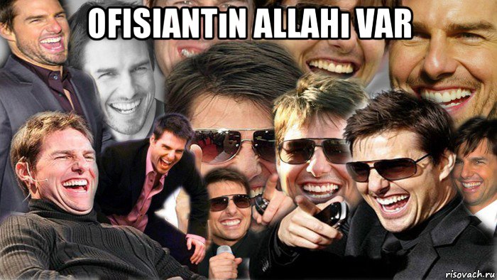 ofisiantın allahı var 