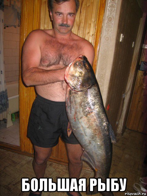  большая рыбу