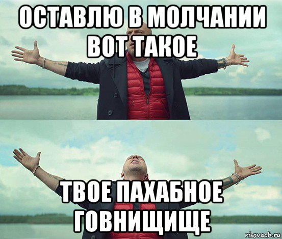 оставлю в молчании вот такое твое пахабное говнищище, Мем Безлимитище