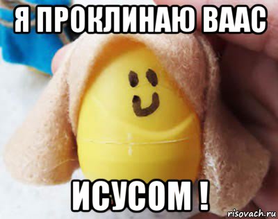 я проклинаю ваас исусом !