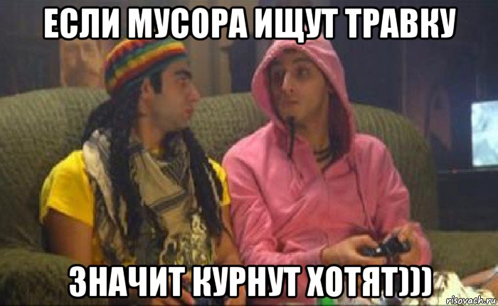 если мусора ищут травку значит курнут хотят)))