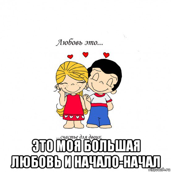  это моя большая любовь и начало-начал, Мем  Love is