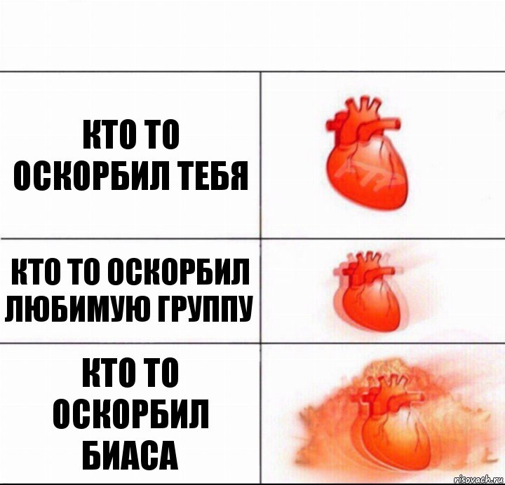 Кто то оскорбил тебя Кто то оскорбил любимую группу Кто то оскорбил биаса, Комикс  Расширяюшее сердце