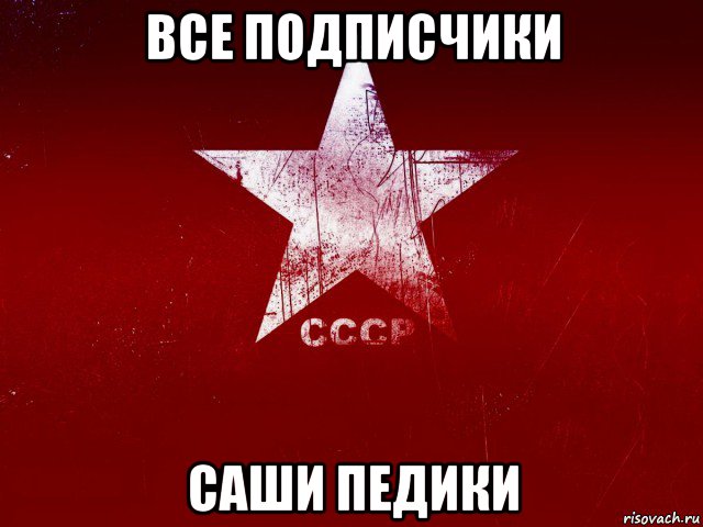 все подписчики саши педики