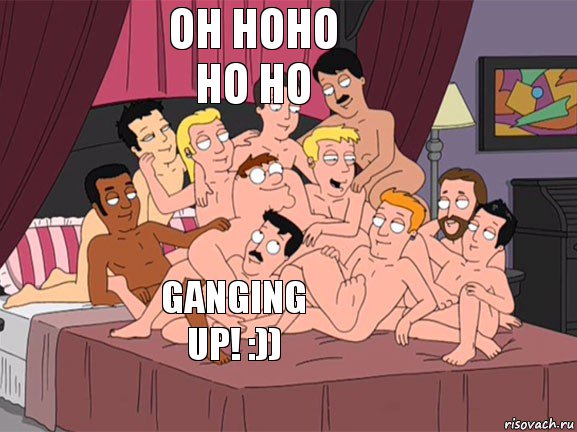  OH HOHO HO HO   GANGING UP! :)), Комикс Семейный Гей