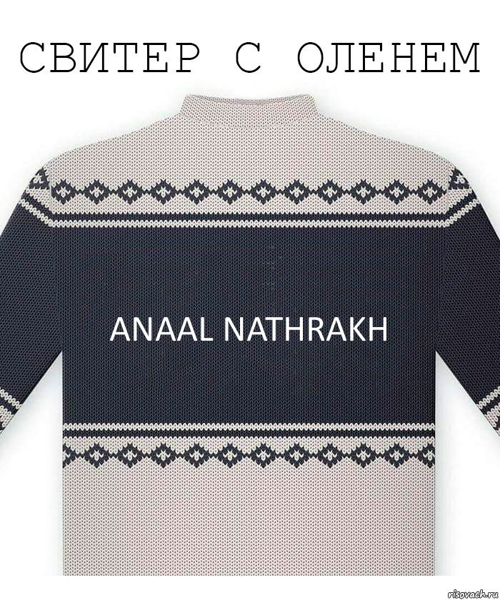 Anaal Nathrakh, Комикс  Свитер с оленем