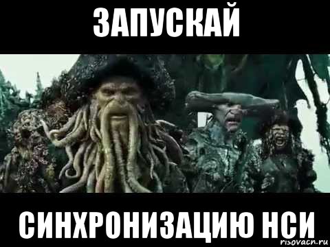 запускай синхронизацию нси