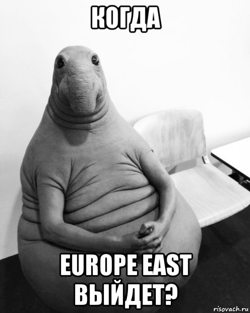 когда europe east выйдет?, Мем  Ждун