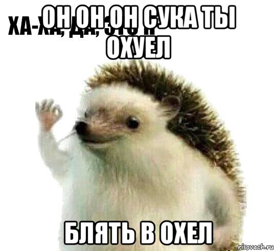 oh oh oh сука ты охуел блять в охел, Мем Ха-ха да это я