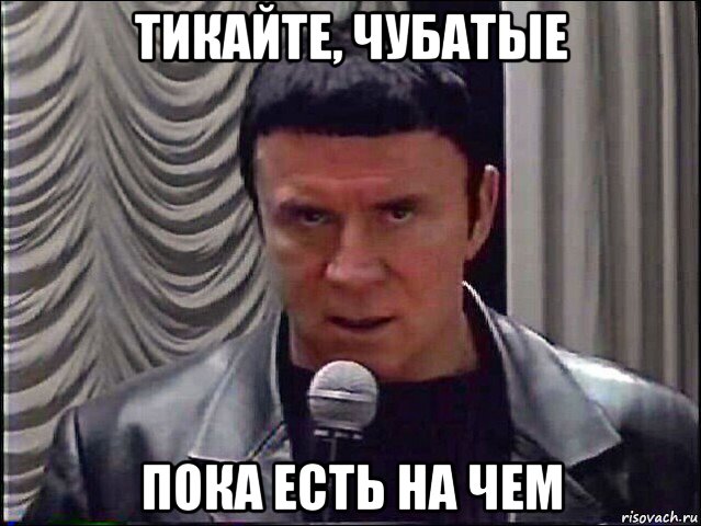 тикайте, чубатые пока есть на чем