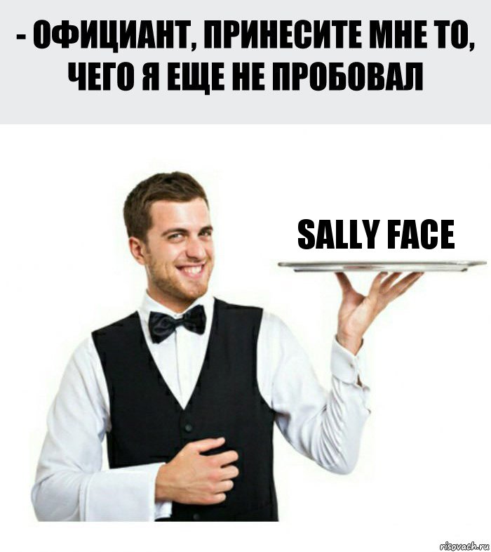 sally face, Комикс Официант
