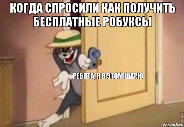 когда спросили как получить бесплатные робуксы , Мем    Ребята я в этом шарю