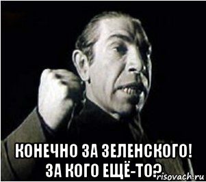  конечно за зеленского! за кого ещё-то?