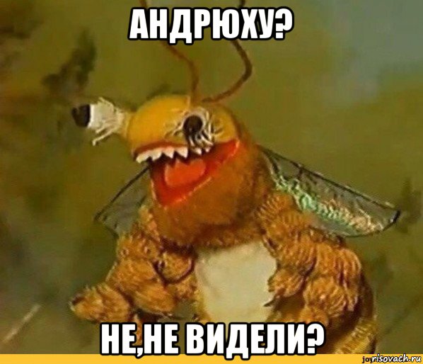 андрюху? не,не видели?