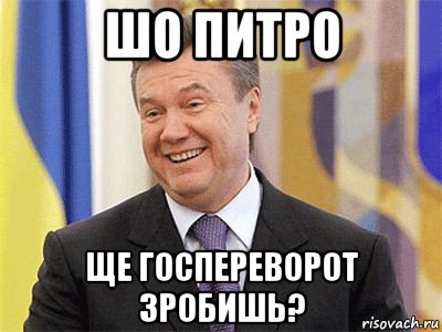 шо питро ще госпереворот зробишь?, Мем Янукович