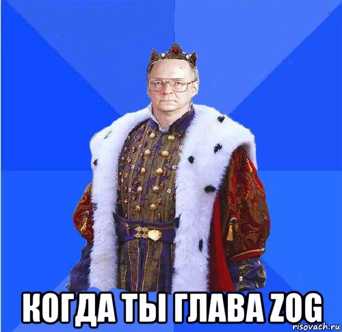  когда ты глава zog, Мем Камкин