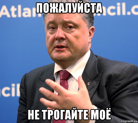 пожалуйста не трогайте моё, Мем Порошенко Я президент простой