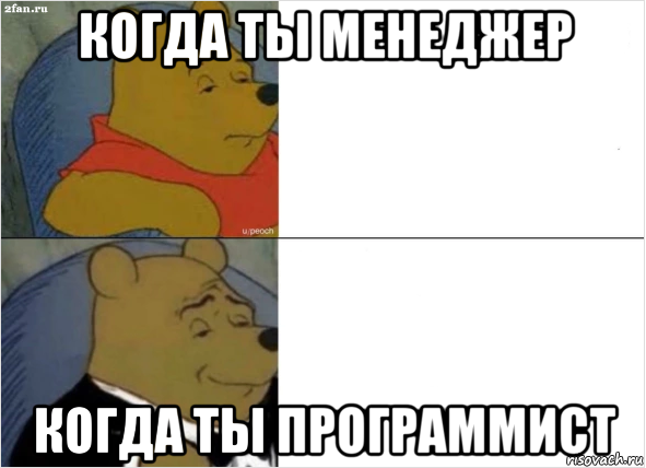 когда ты менеджер когда ты программист