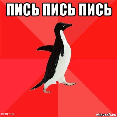пись пись пись , Мем  социально-агрессивный пингвин