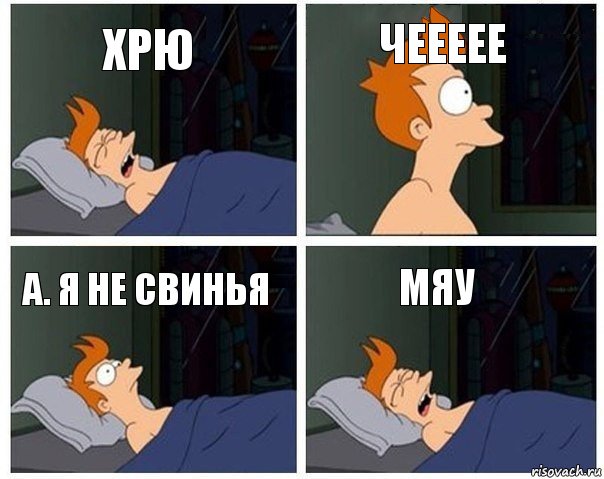 ХРЮ ЧЕЕЕЕЕ А. Я НЕ СВИНЬЯ МЯУ