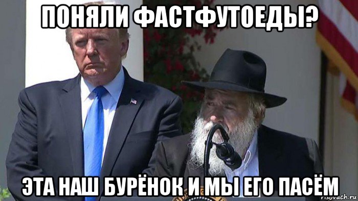 поняли фастфутоеды? эта наш бурёнок и мы его пасём
