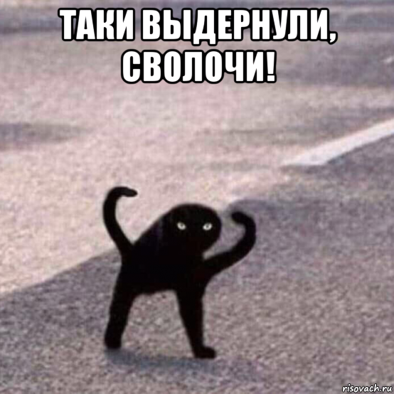 таки выдернули, сволочи! 